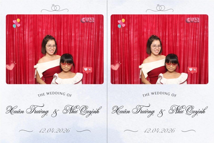 Chupbox Wedding Photobooth for Truong & Quynh at Luxury Palace