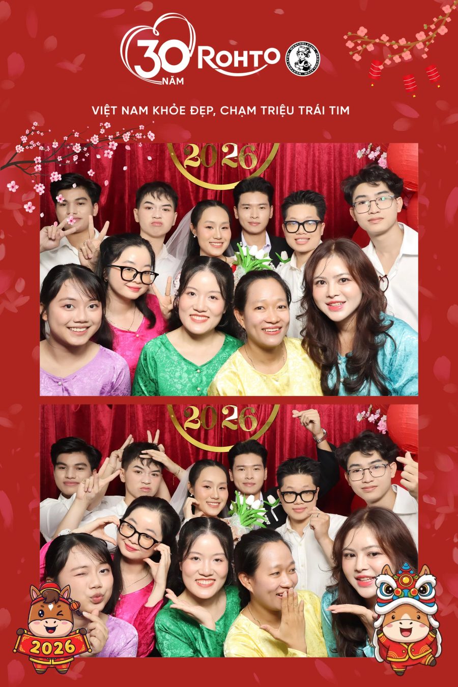 Rohto Vietnam Year-end Party with Chupbox Photobooth