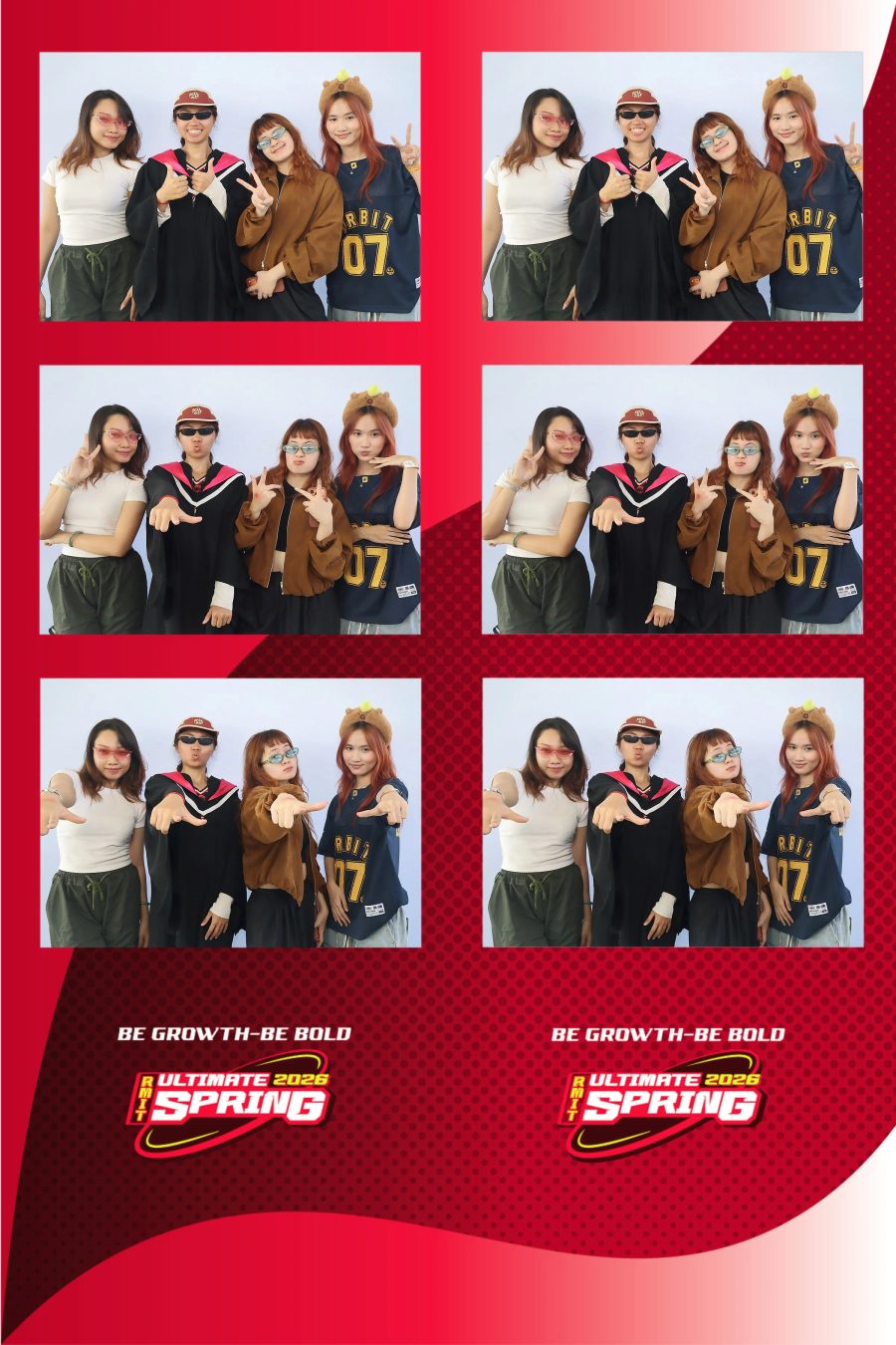 Chupbox Photobooth of RMIT Ultimate Frisbee Club at RMIT university in HCM