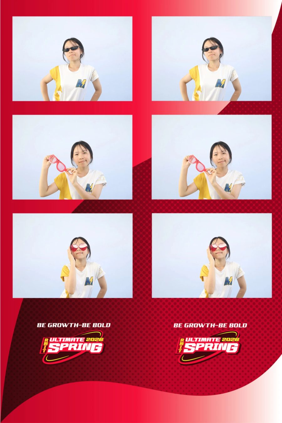 Chupbox Photobooth of RMIT Ultimate Frisbee Club at RMIT university in HCM