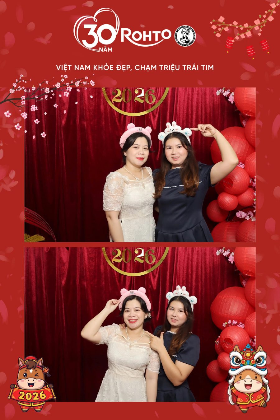 Rohto Vietnam Year-end Party with Chupbox Photobooth