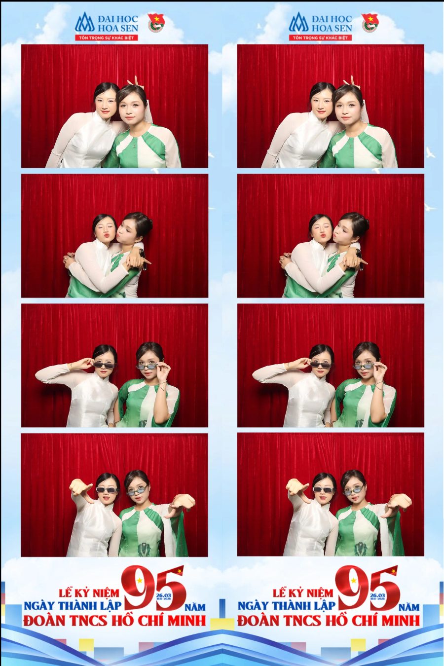 Chupbox Photobooth at Hoa Sen University for the 95th Anniversary of the Ho Chi Minh Communist Youth Union