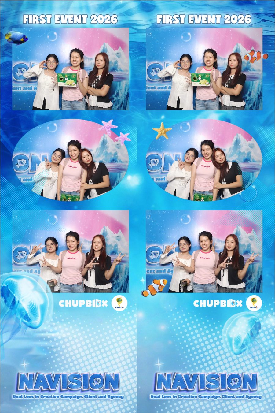 Chupbox Photobooth Photo at FIRST EVENT 2026 of Marketing Club Creatio