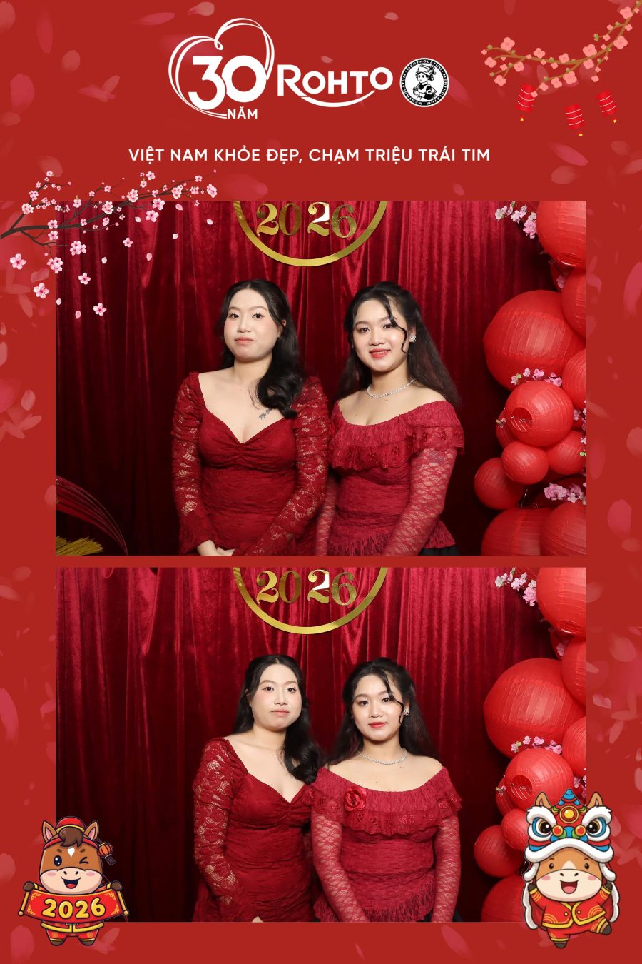 Rohto Vietnam Year-end Party with Chupbox Photobooth
