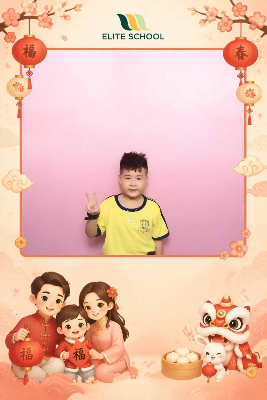 Chupbox Photobooth for Family day at Elite School Binh Duong