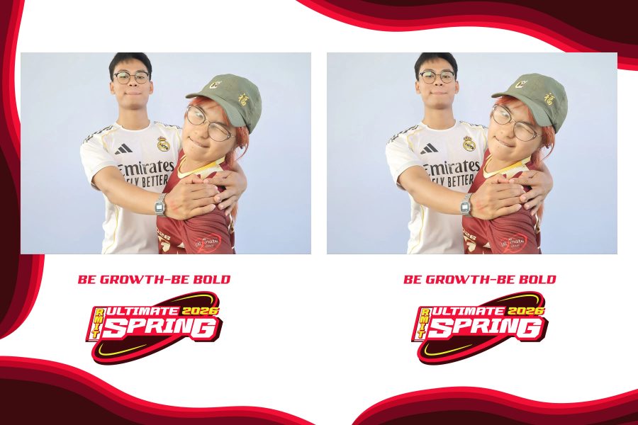 Chupbox Photobooth of RMIT Ultimate Frisbee Club at RMIT university in HCM