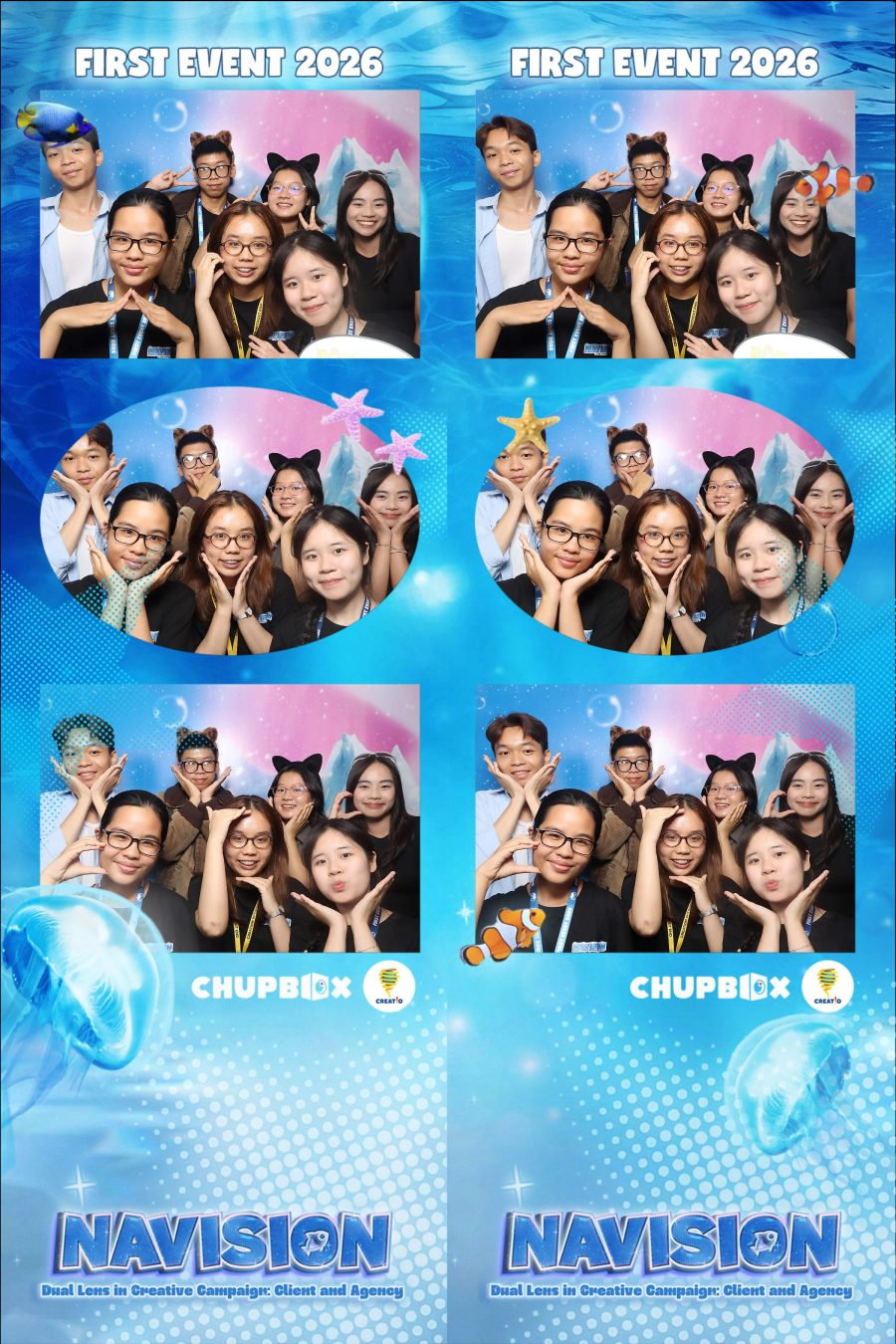 Chupbox Photobooth Photo at FIRST EVENT 2026 of Marketing Club Creatio