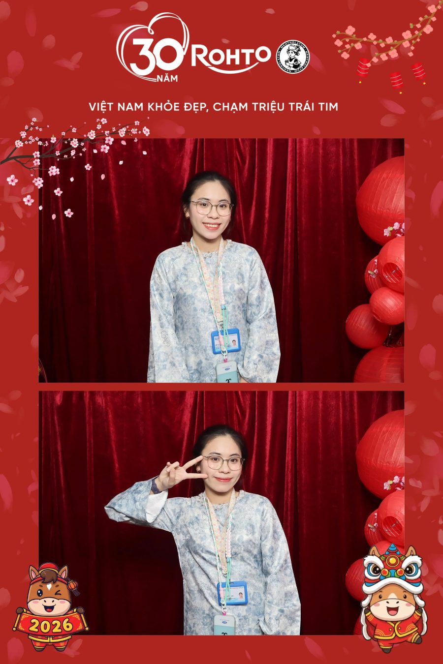 Rohto Vietnam Year-end Party with Chupbox Photobooth
