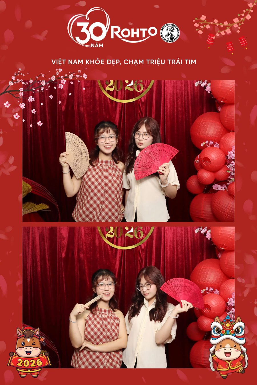 Rohto Vietnam Year-end Party with Chupbox Photobooth