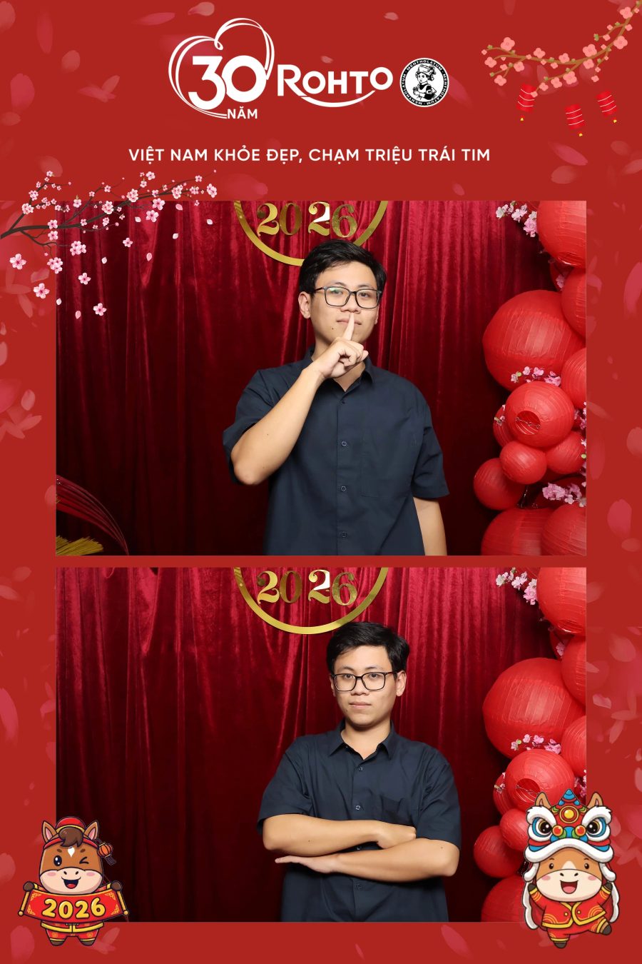 Rohto Vietnam Year-end Party with Chupbox Photobooth