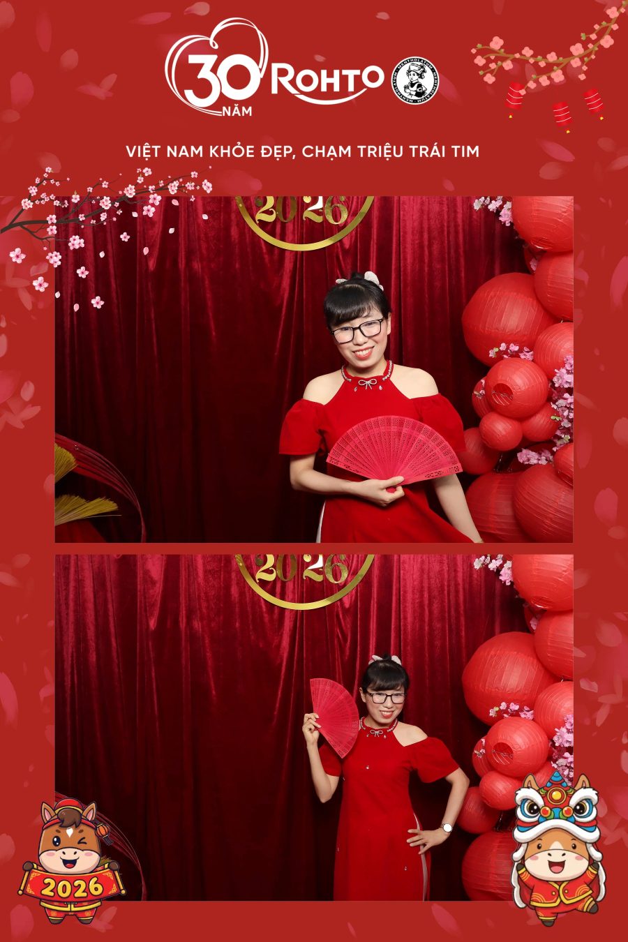 Rohto Vietnam Year-end Party with Chupbox Photobooth
