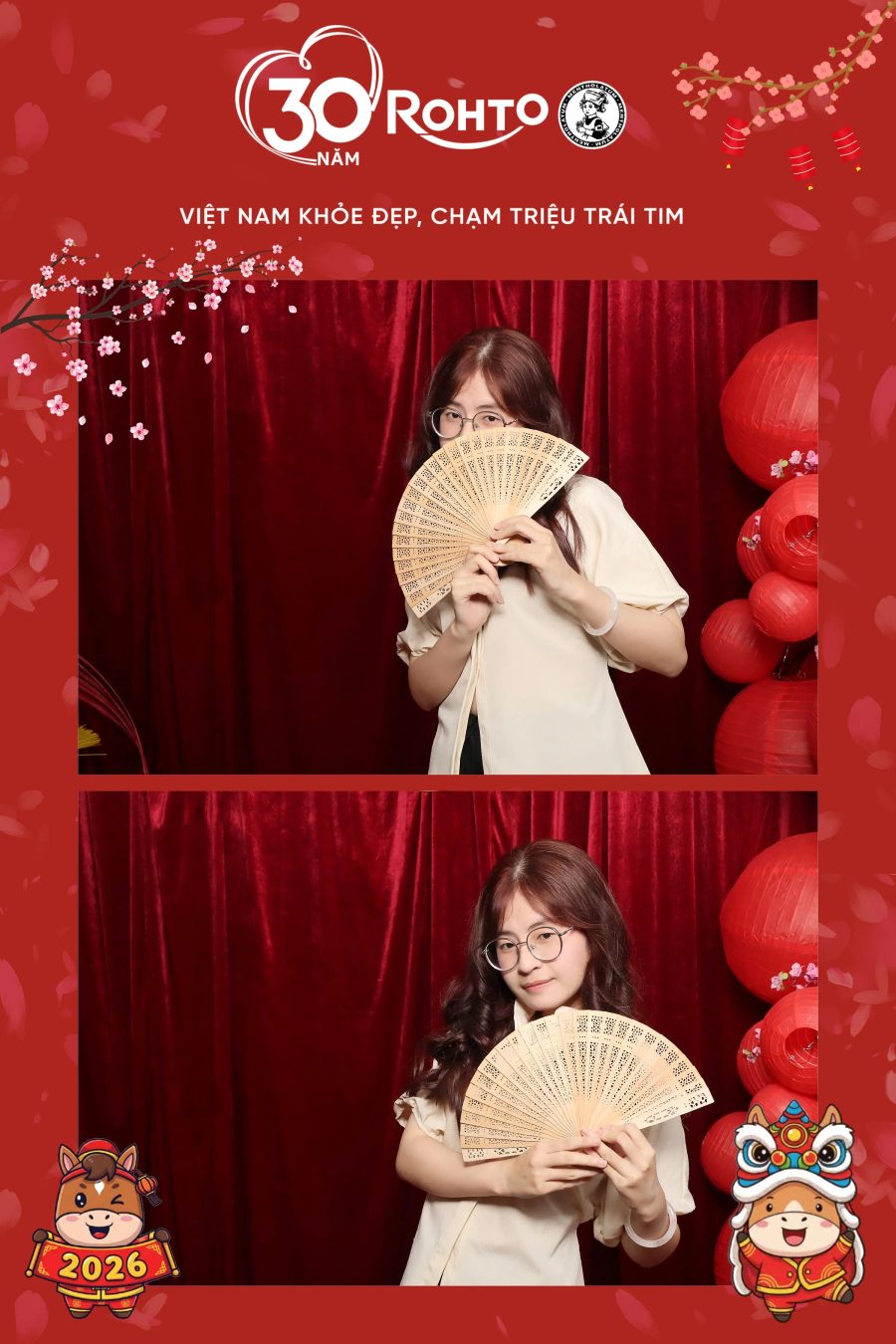 Rohto Vietnam Year-end Party with Chupbox Photobooth