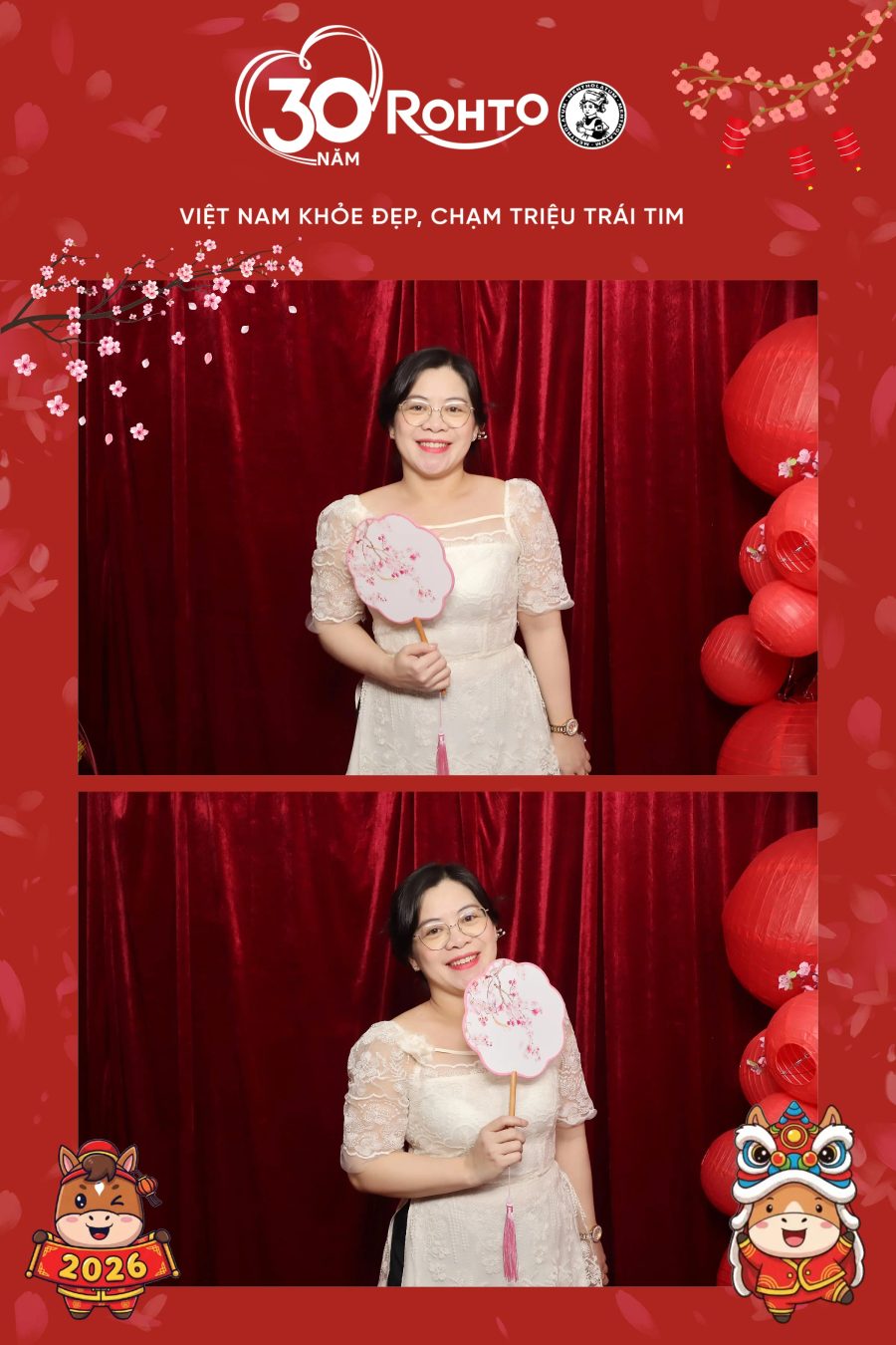 Rohto Vietnam Year-end Party with Chupbox Photobooth