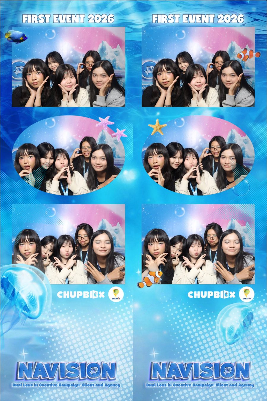 Chupbox Photobooth Photo at FIRST EVENT 2026 of Marketing Club Creatio