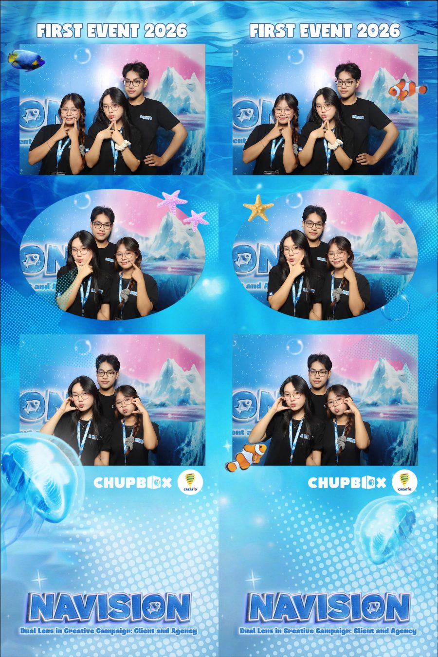 Chupbox Photobooth Photo at FIRST EVENT 2026 of Marketing Club Creatio