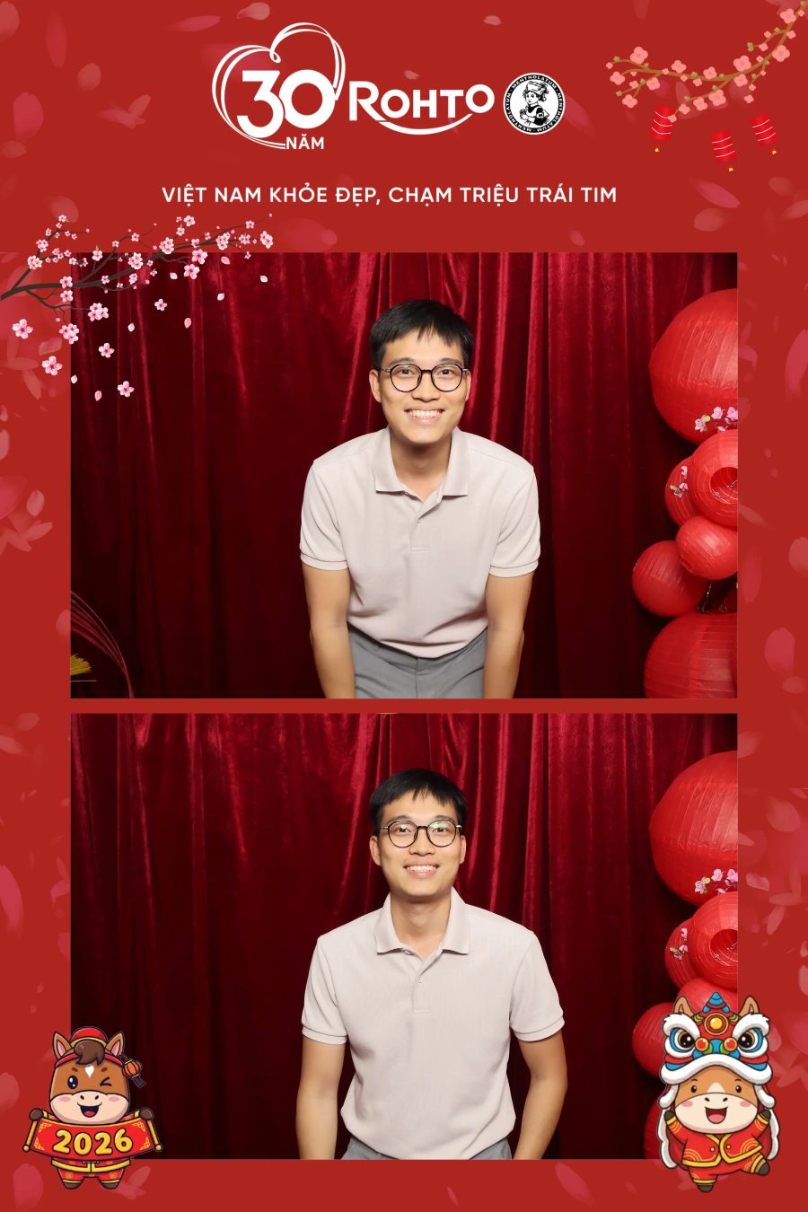 Rohto Vietnam Year-end Party with Chupbox Photobooth