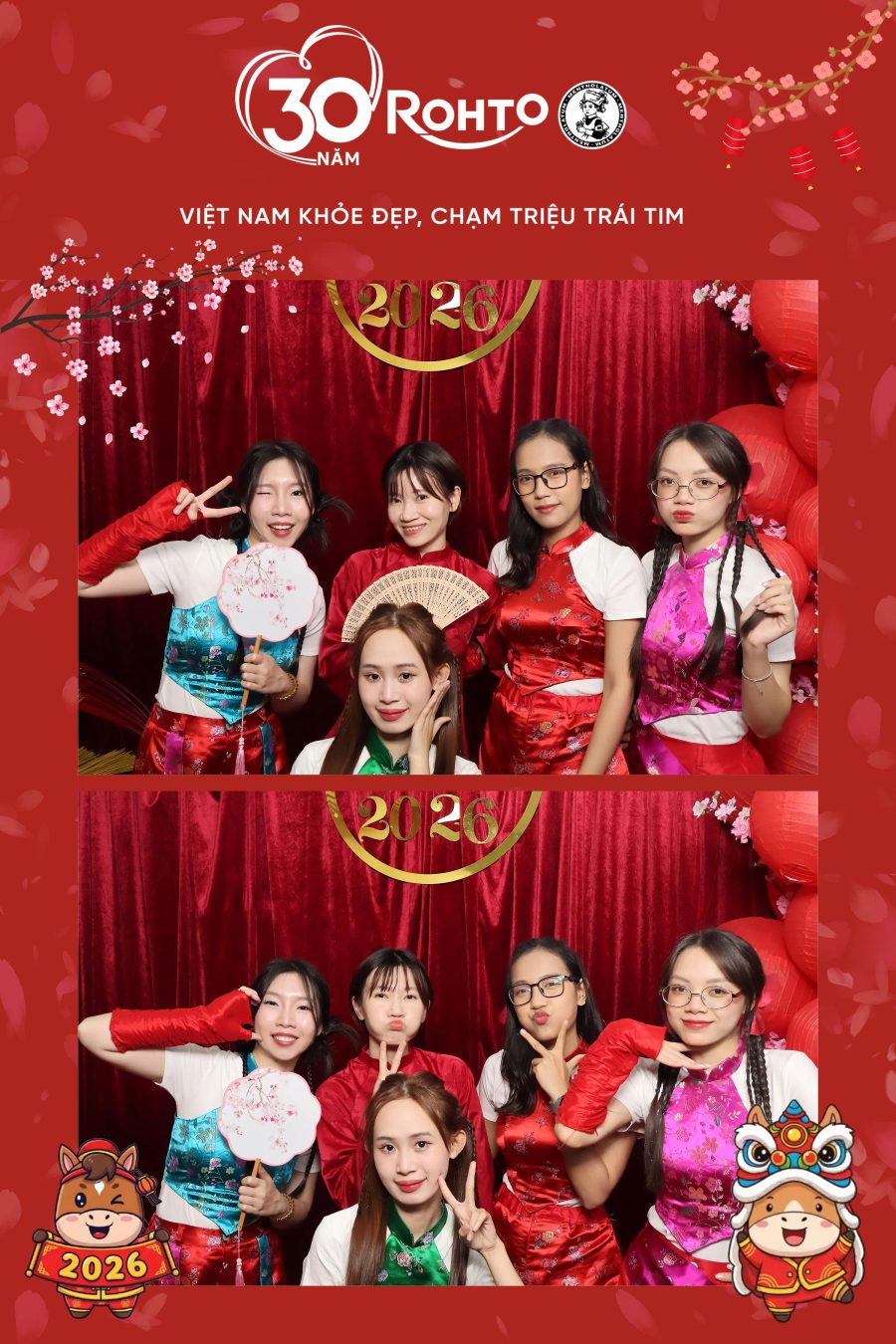 Rohto Vietnam Year-end Party with Chupbox Photobooth