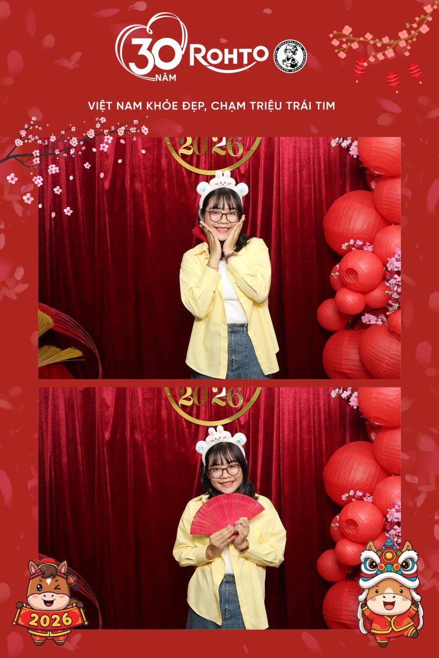 Rohto Vietnam Year-end Party with Chupbox Photobooth