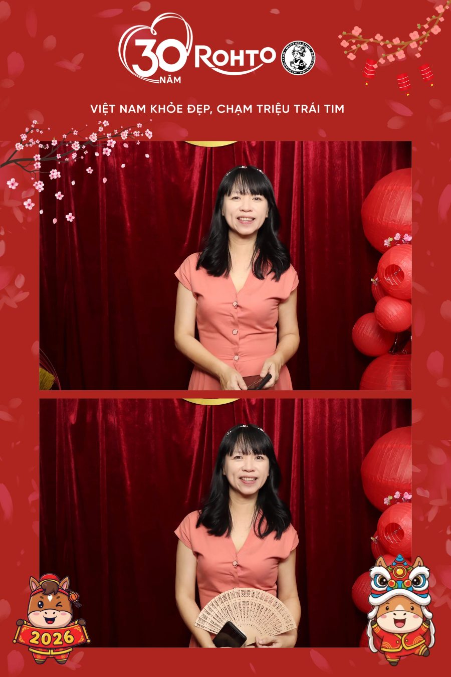 Rohto Vietnam Year-end Party with Chupbox Photobooth