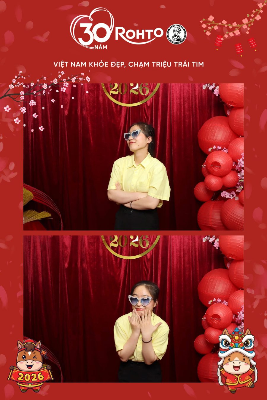 Rohto Vietnam Year-end Party with Chupbox Photobooth