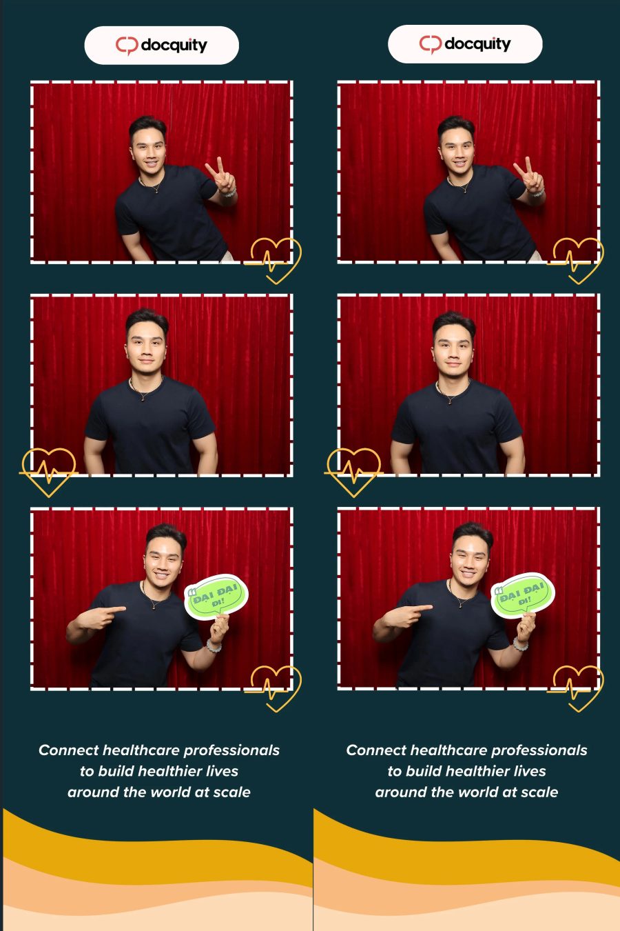 Chupbox Photobooth operation at Docquity company event