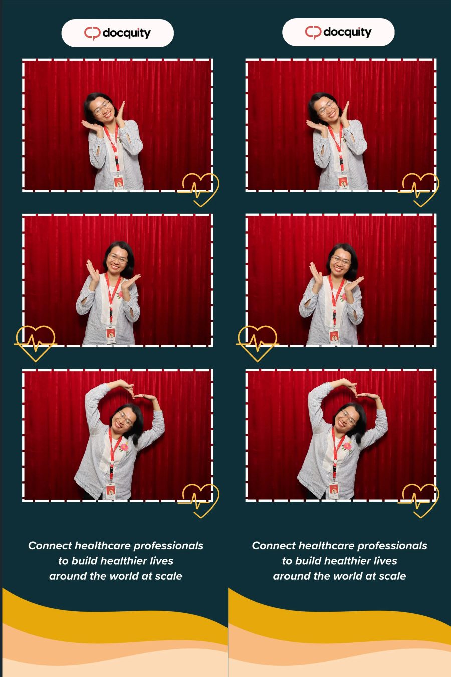 Chupbox Photobooth operation at Docquity company event