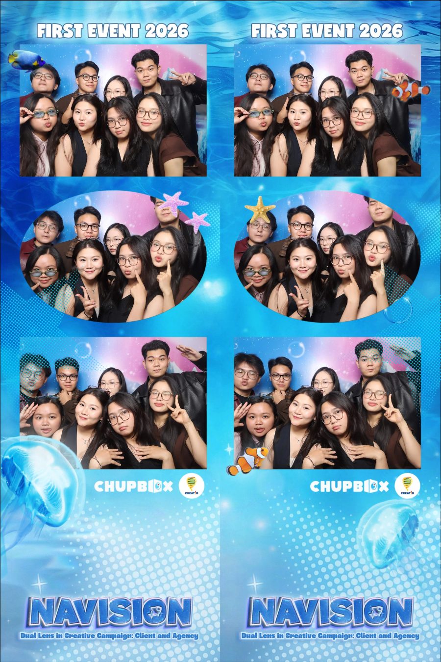 Chupbox Photobooth Photo at FIRST EVENT 2026 of Marketing Club Creatio