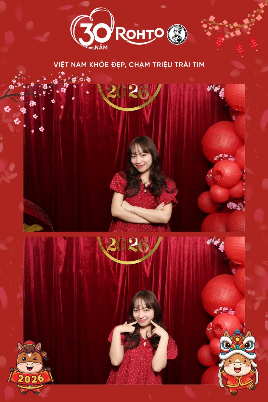 Rohto Vietnam Year-end Party with Chupbox Photobooth