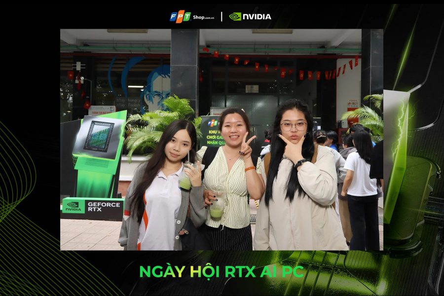 Chupbox Photobooth activity for Nvidia Promotion at University of Economics and Law