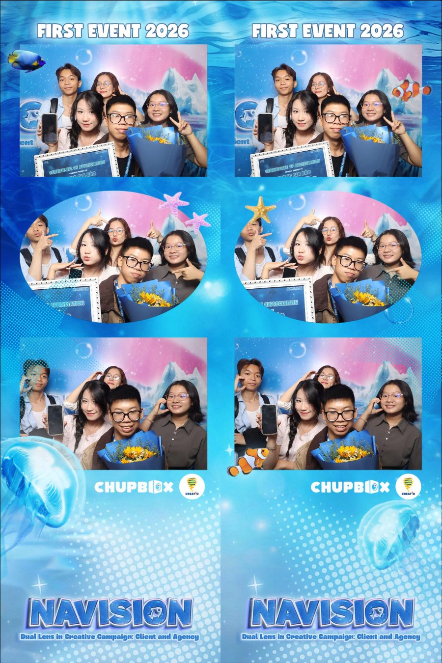 Chupbox Photobooth Photo at FIRST EVENT 2026 of Marketing Club Creatio