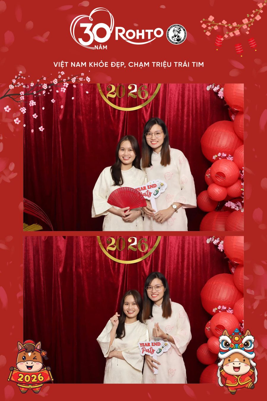 Rohto Vietnam Year-end Party with Chupbox Photobooth