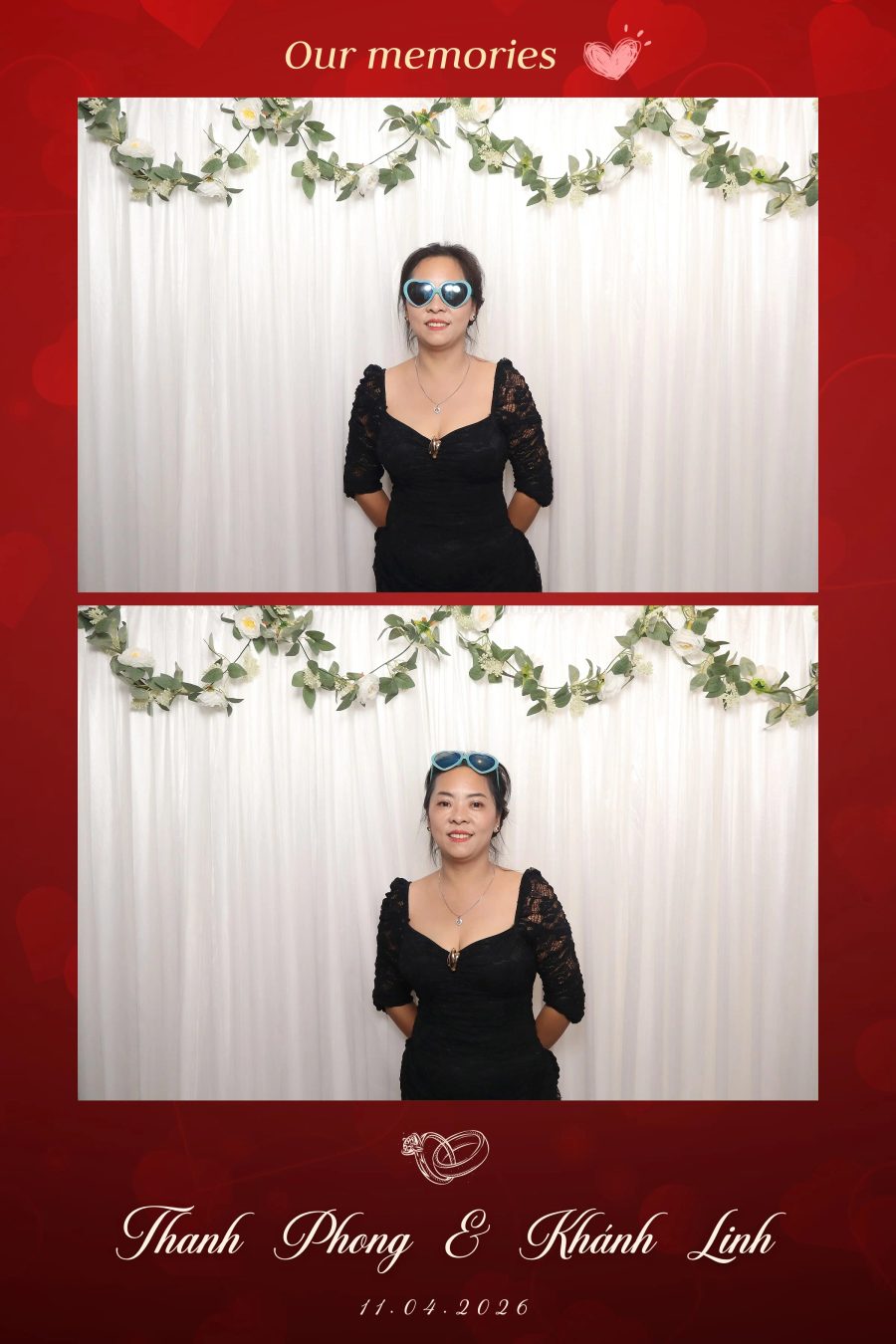 Chupbox Photobooth for Phong & Linh Wedding at Luxury Palace