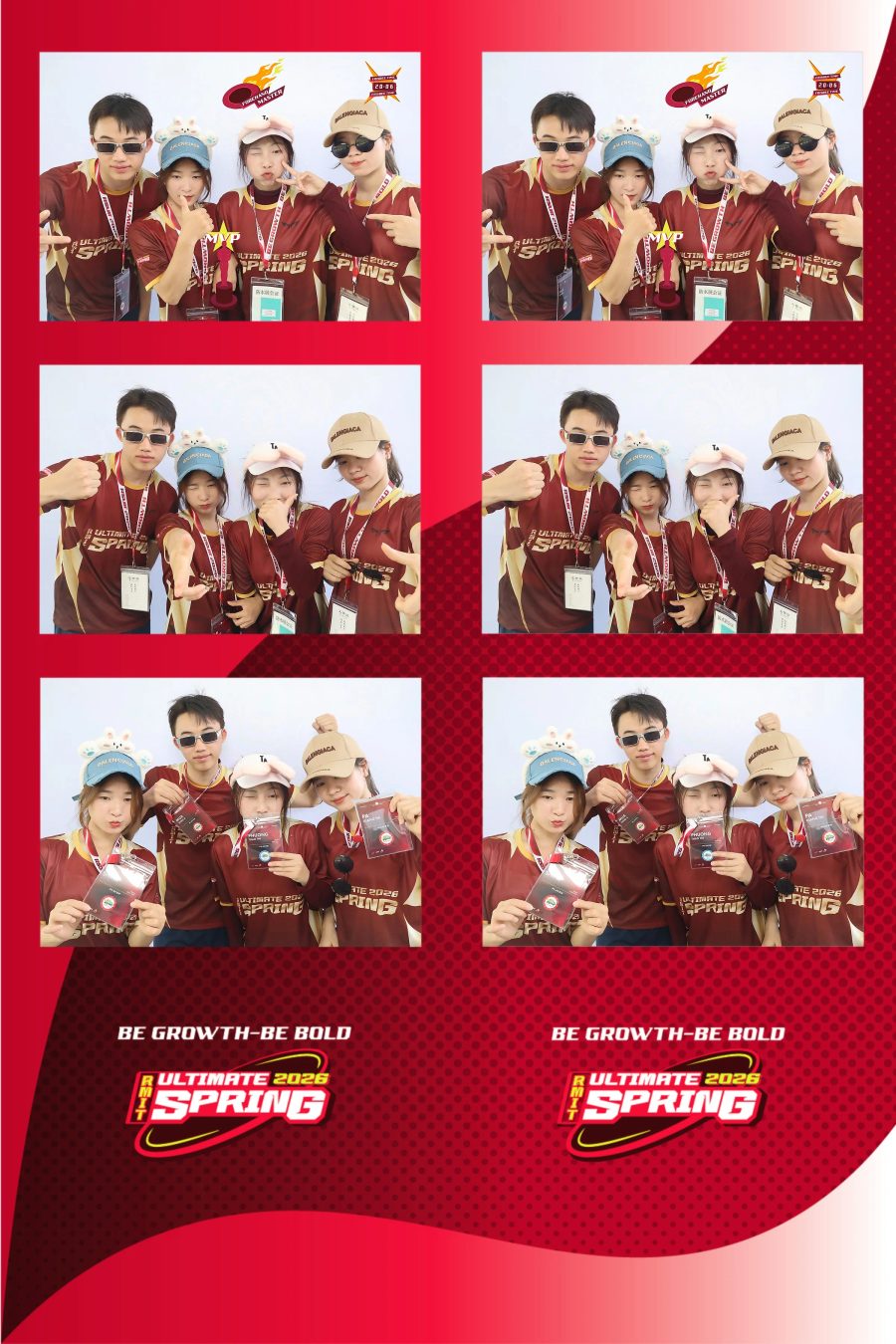 Chupbox Photobooth of RMIT Ultimate Frisbee Club at RMIT university in HCM