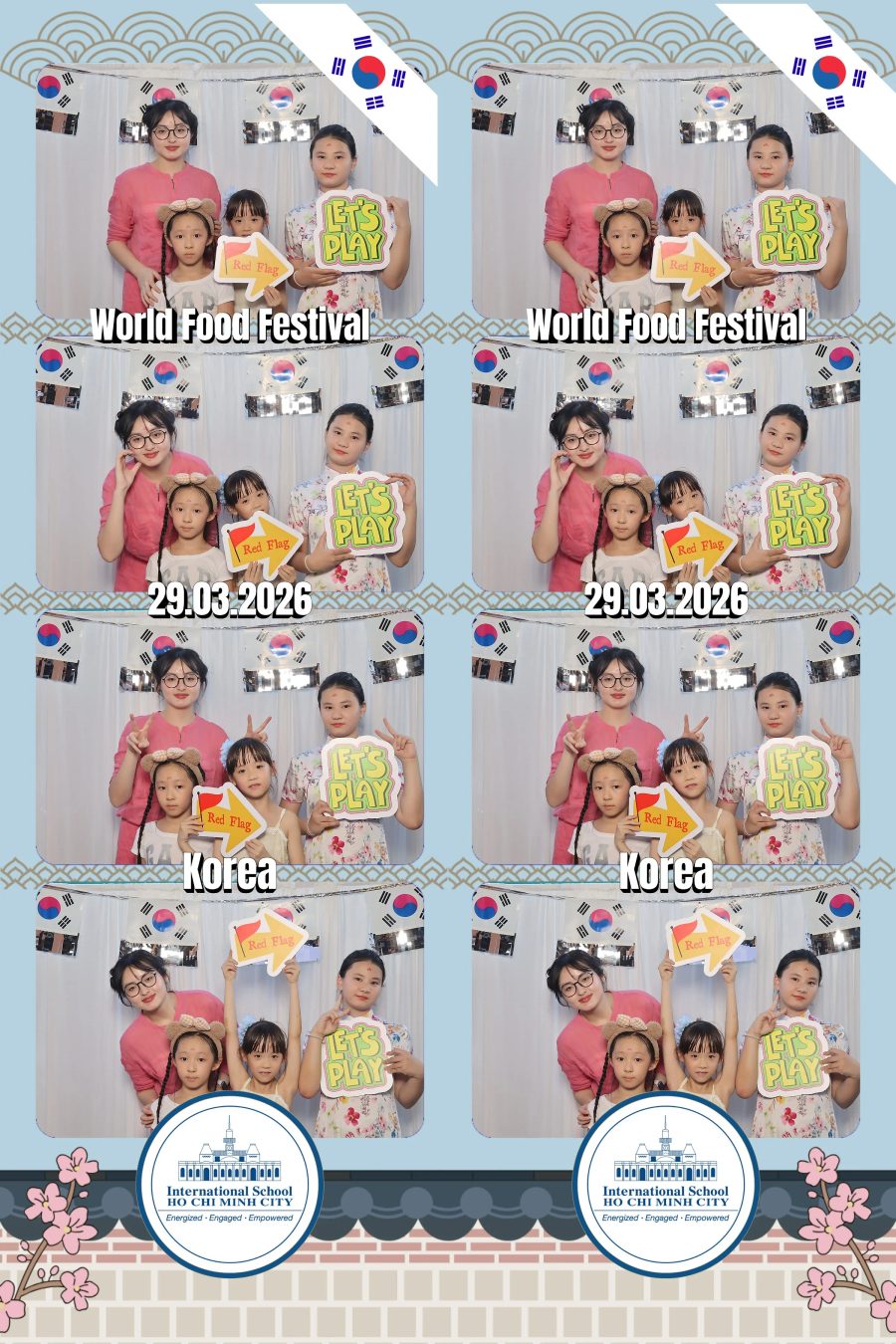 Chupbox Photobooth photos at International School HCMC (ISHCMC)