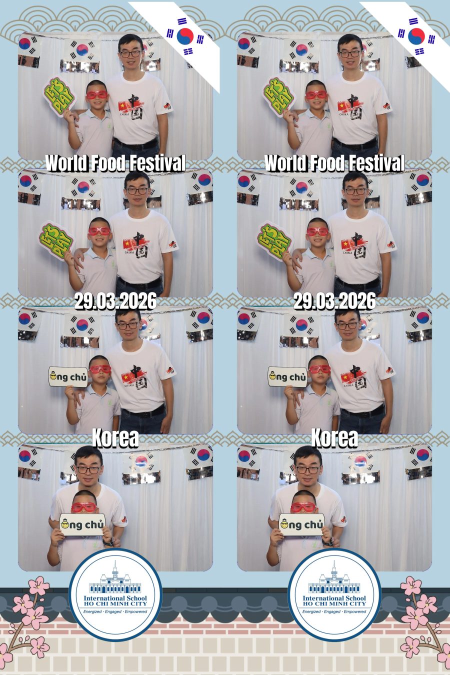 Chupbox Photobooth photos at International School HCMC (ISHCMC)