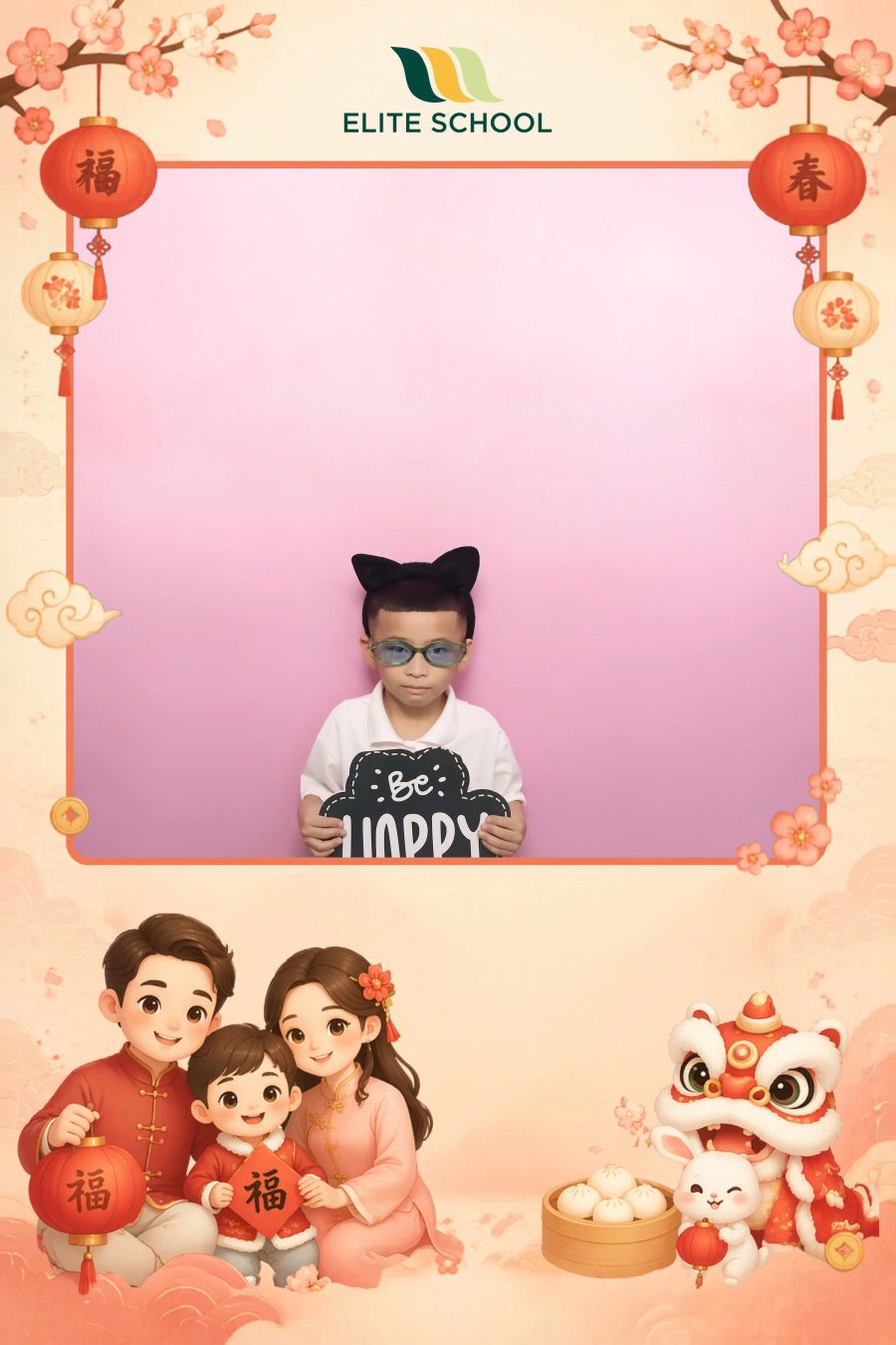 Chupbox Photobooth for Family day at Elite School Binh Duong