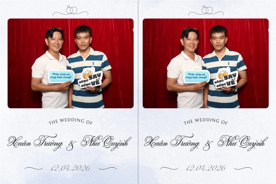 Chupbox Wedding Photobooth for Truong & Quynh at Luxury Palace