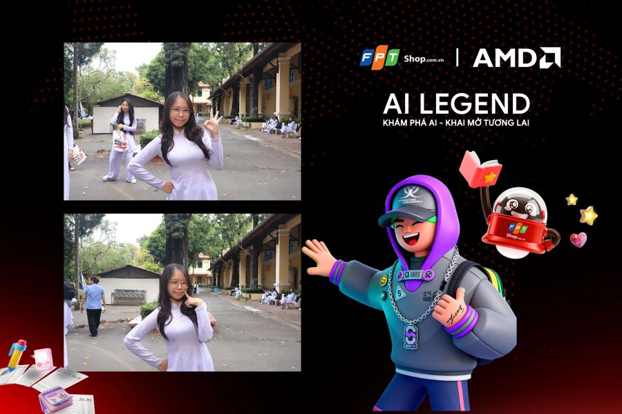 Chupbox Photobooth photo for FPT Shop Event at Nguyễn Thị Minh Khai High School