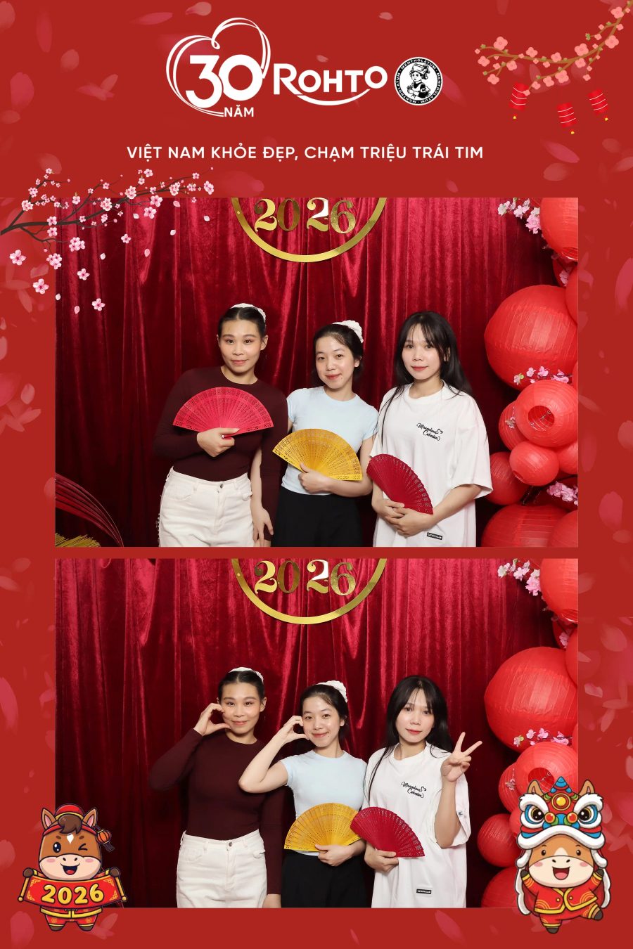 Rohto Vietnam Year-end Party with Chupbox Photobooth
