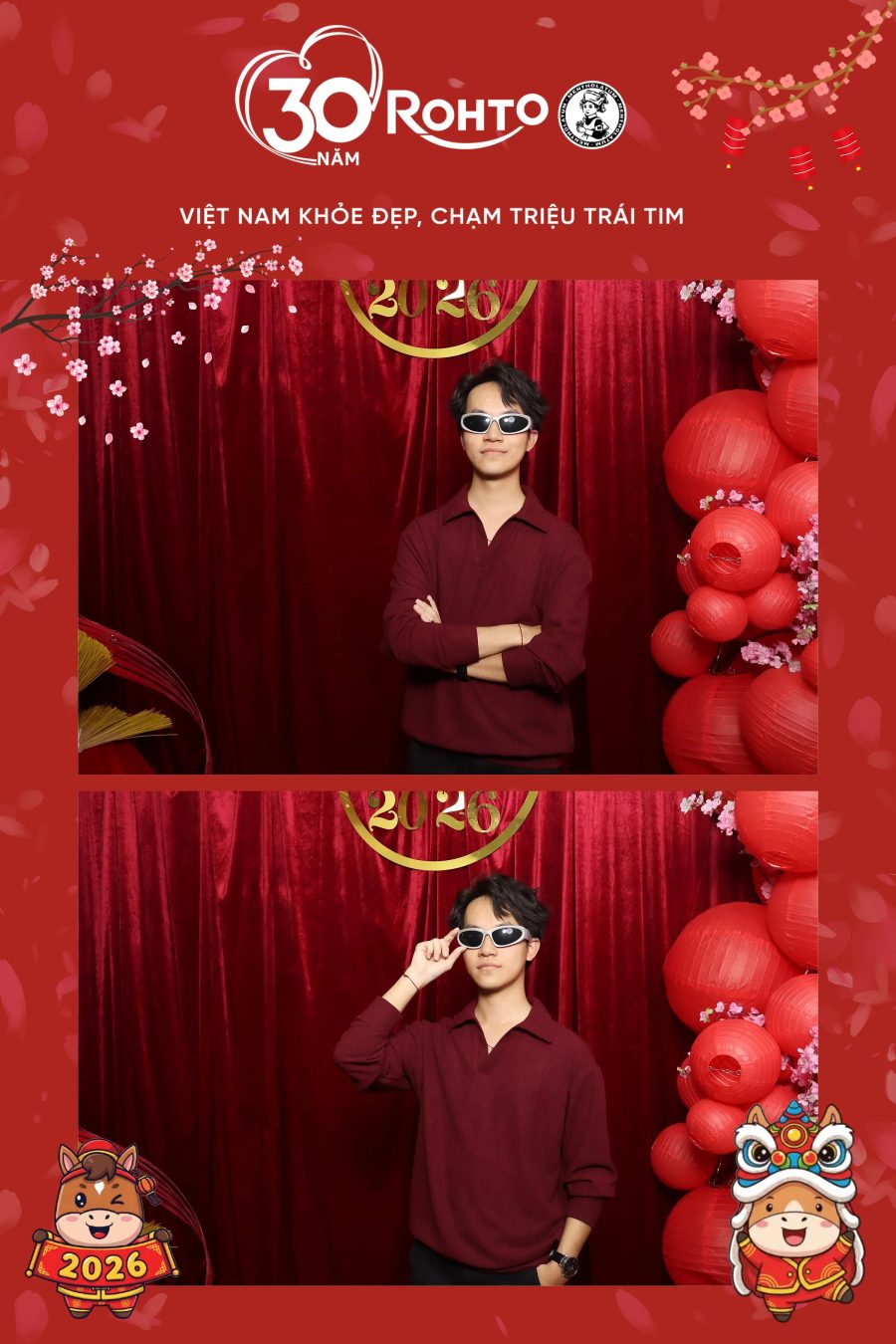 Rohto Vietnam Year-end Party with Chupbox Photobooth