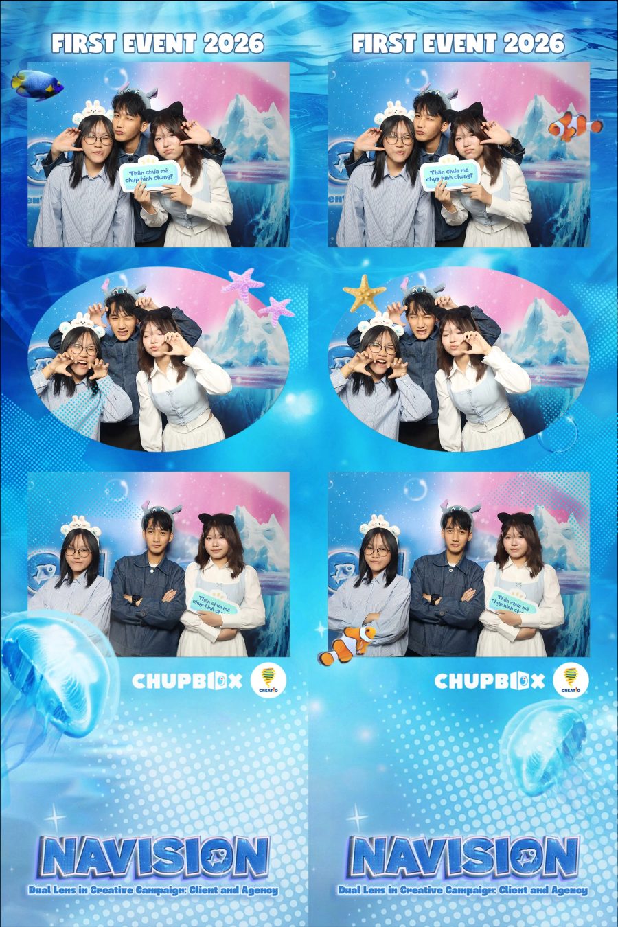 Chupbox Photobooth Photo at FIRST EVENT 2026 of Marketing Club Creatio