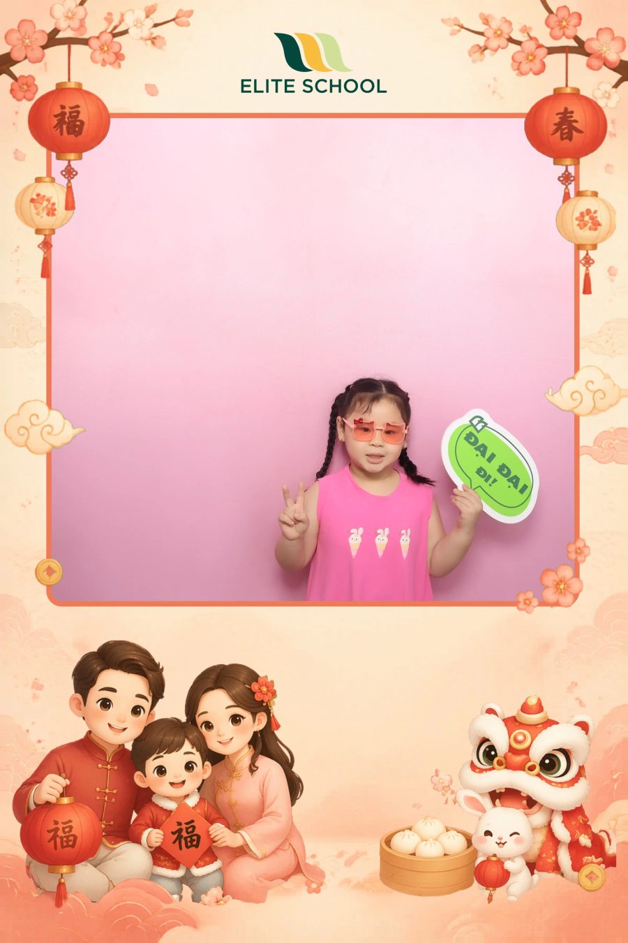 Chupbox Photobooth for Family day at Elite School Binh Duong