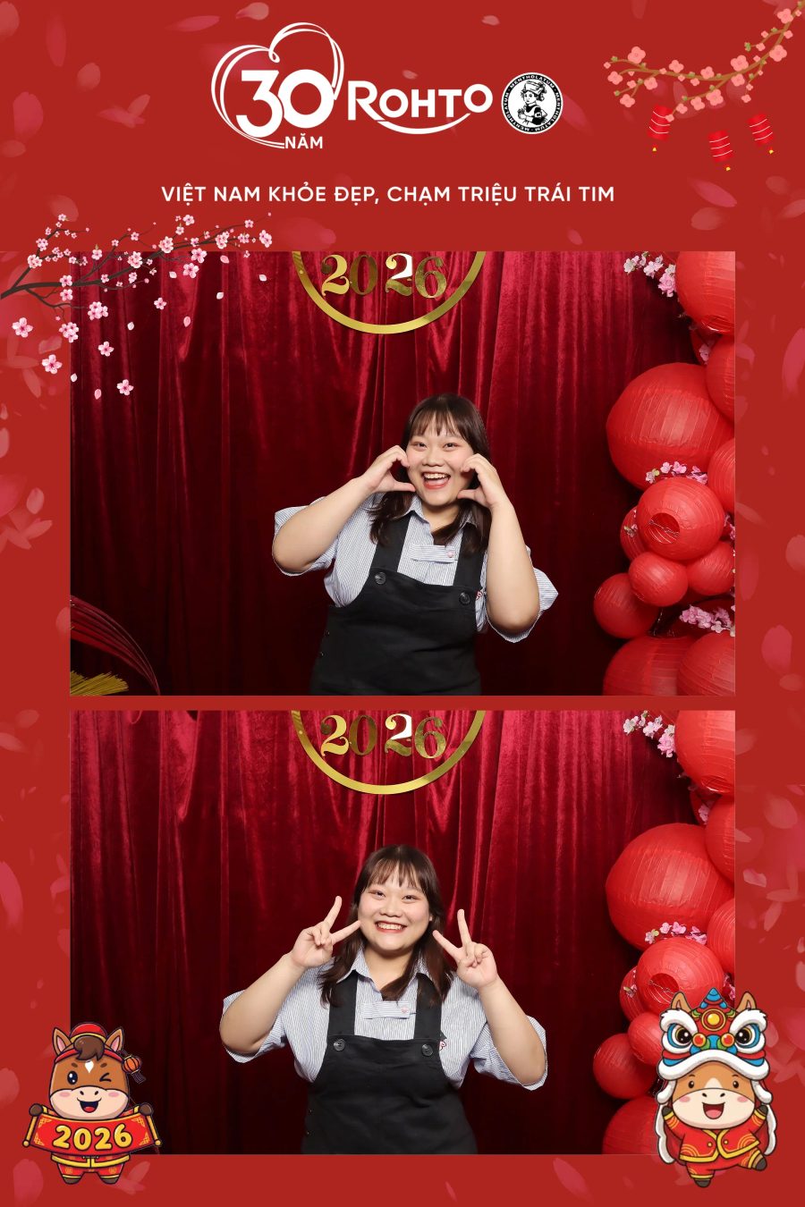 Rohto Vietnam Year-end Party with Chupbox Photobooth