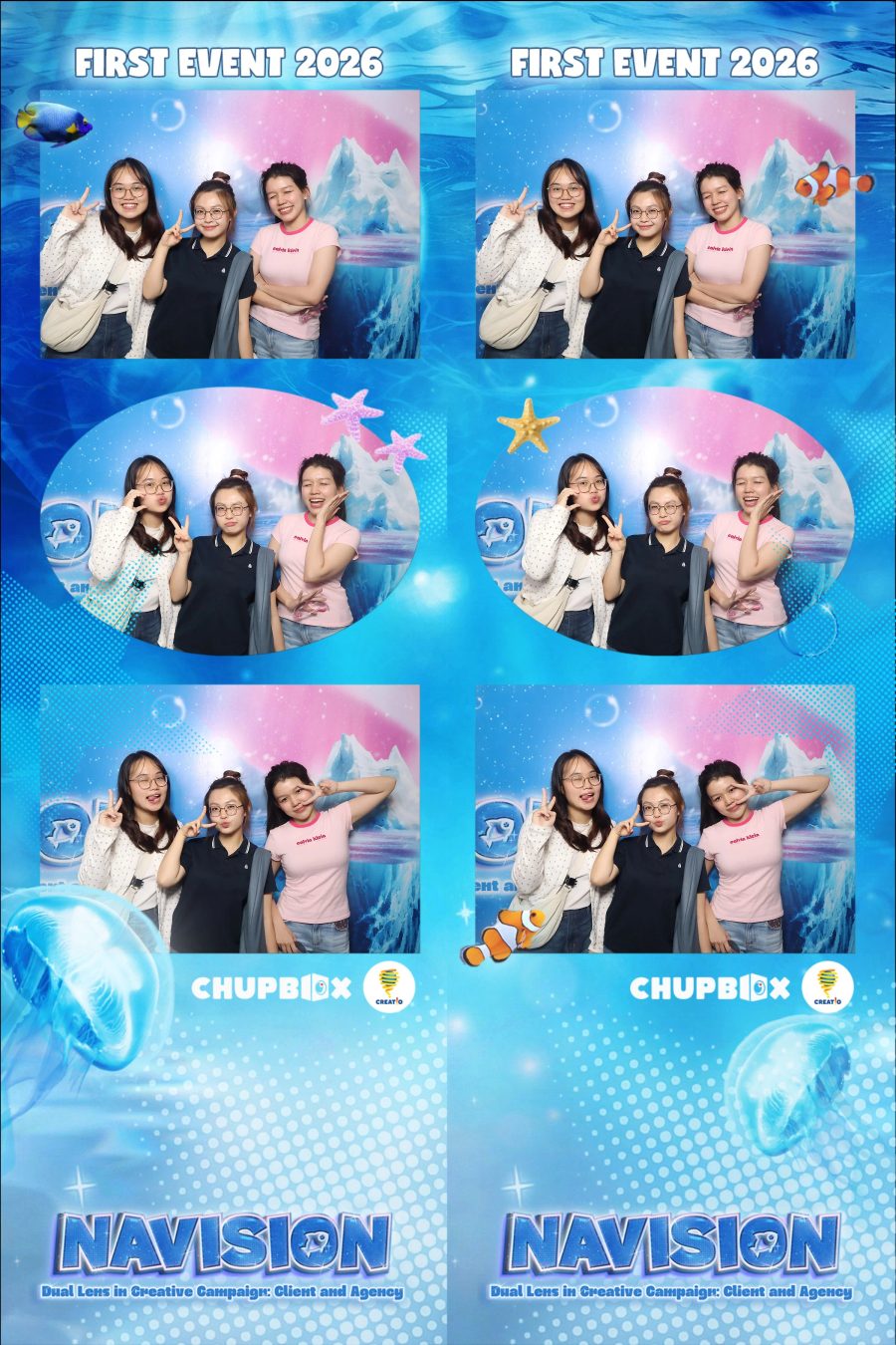 Chupbox Photobooth Photo at FIRST EVENT 2026 of Marketing Club Creatio