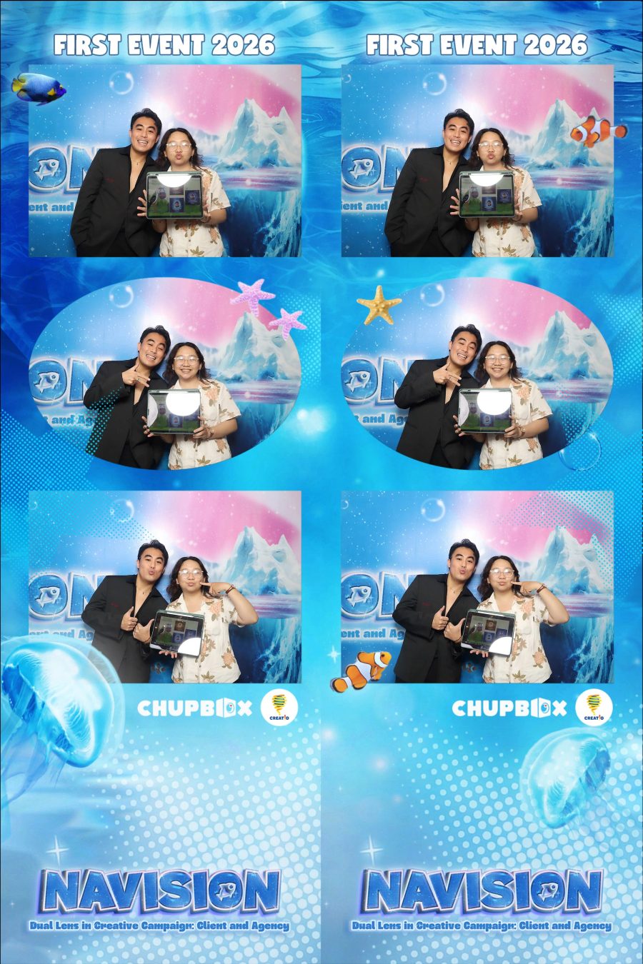 Chupbox Photobooth Photo at FIRST EVENT 2026 of Marketing Club Creatio