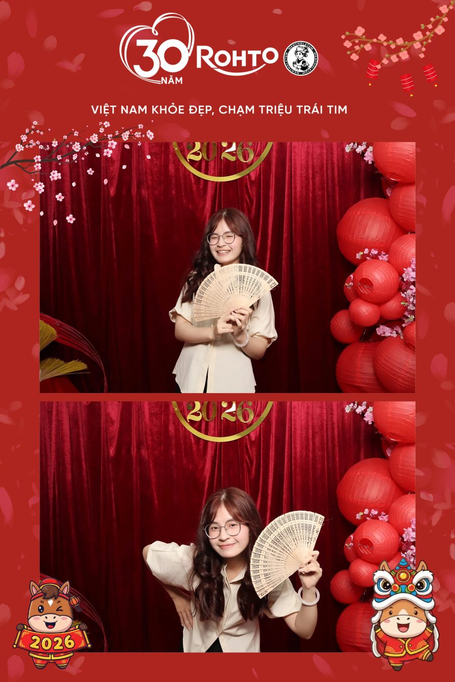 Rohto Vietnam Year-end Party with Chupbox Photobooth