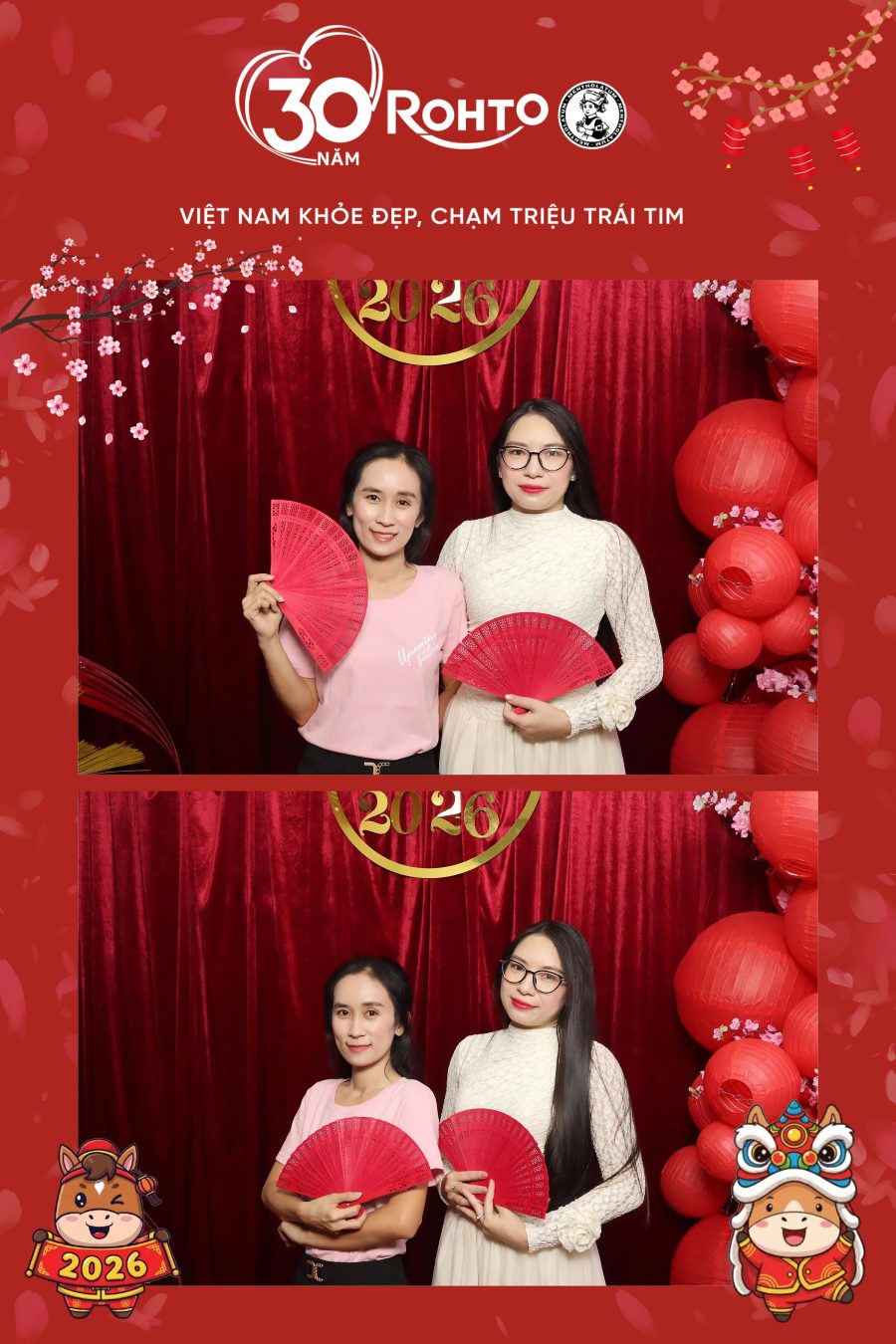 Rohto Vietnam Year-end Party with Chupbox Photobooth