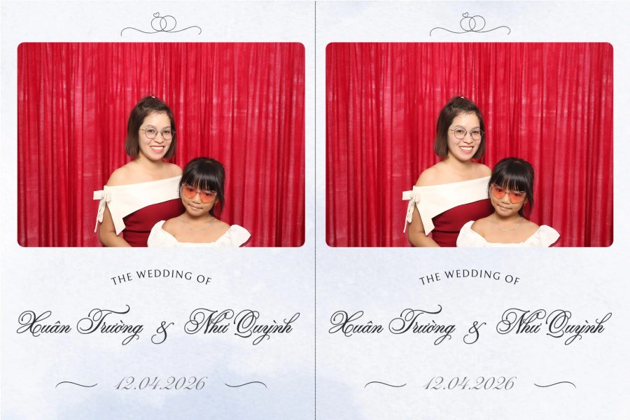 Chupbox Wedding Photobooth for Truong & Quynh at Luxury Palace