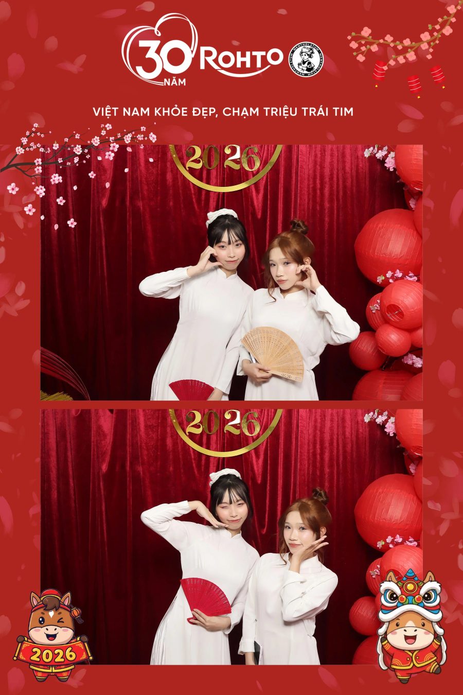 Rohto Vietnam Year-end Party with Chupbox Photobooth