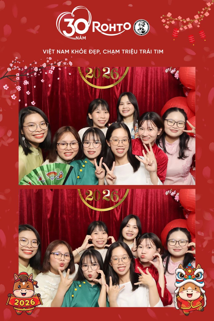 Rohto Vietnam Year-end Party with Chupbox Photobooth